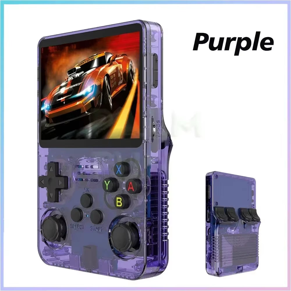 R36S Retro Handheld Game Console 3.5 Inch IPS Screen Linux System Portable Mini Video Player Classic Gaming Emulator 128G