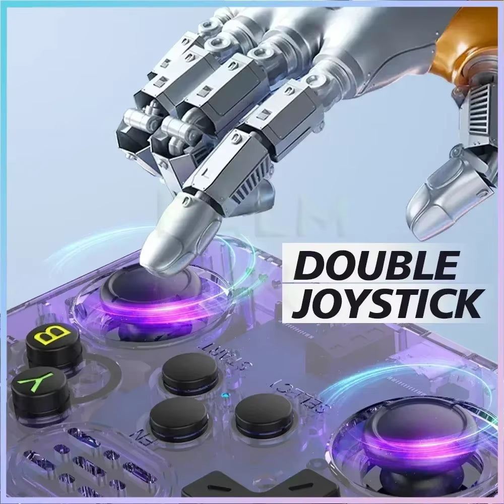 R36S Retro Handheld Game Console 3.5 Inch IPS Screen Linux System Portable Mini Video Player Classic Gaming Emulator 128G